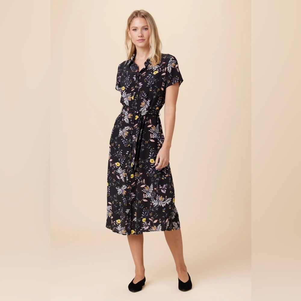 Amour Vert Joyce Silk French Jardin Dress